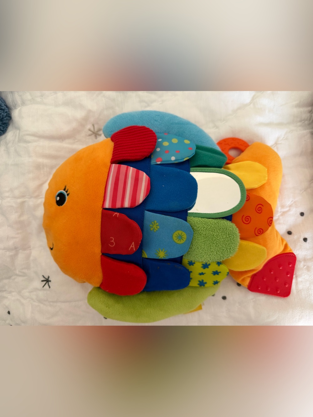Melissa & Doug Plush Fish Sensory Plush Toy flip fish GUC
